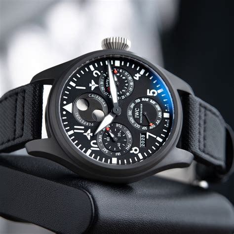 iwc big pilot perpetual calendar top gun replica|iwc top gun edition.